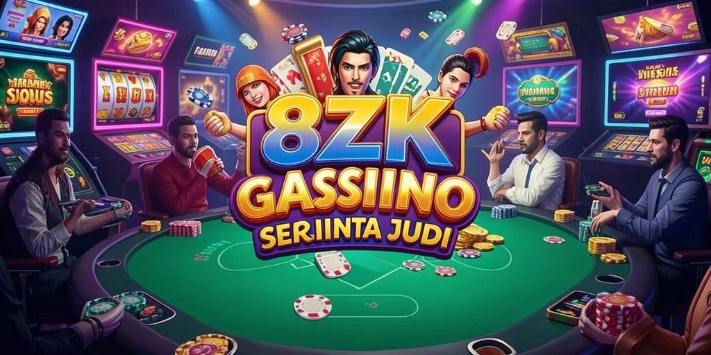 Tampilan menarik dari gameplay Kasino di 8ZK.
