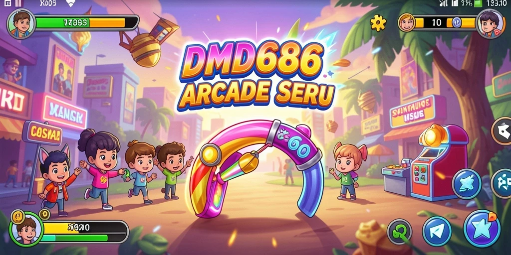 Tampilan gameplay DMD686 yang penuh aksi dan keseruan.