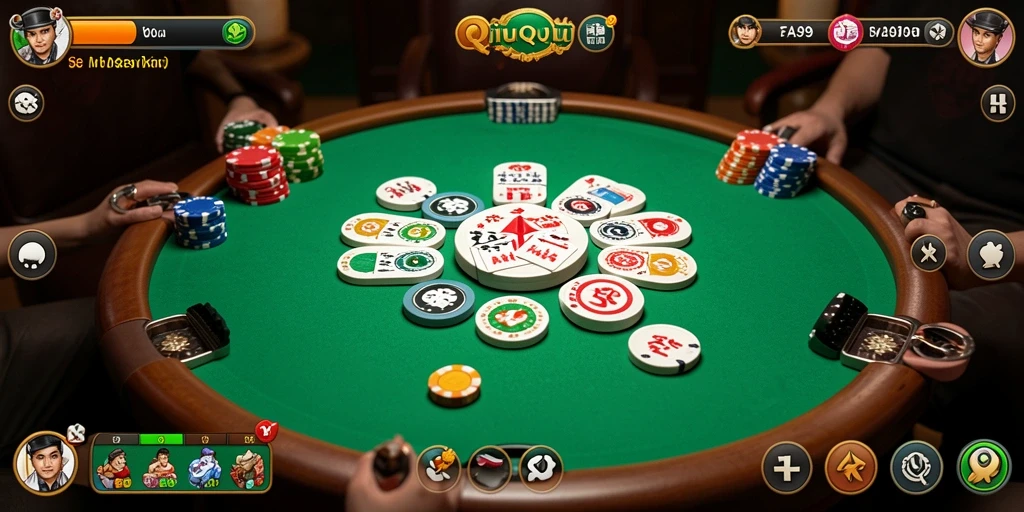 Screenshot gameplay QiuQiu yang menampilkan aksi intens dan menarik.