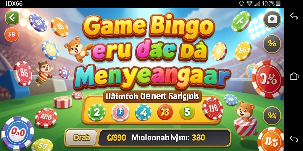 Tampilan gameplay seru dalam IDX66 yang penuh warna dan interaksi.