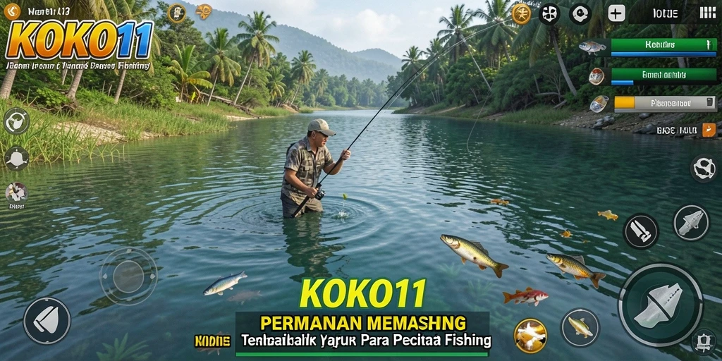 Tangkapan besar di laut dengan suasana memancing yang tenang.