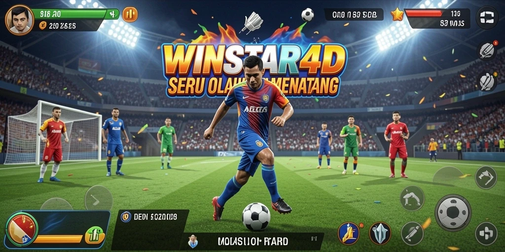 Tampilan gameplay WINSTAR4D yang penuh aksi dan seru.